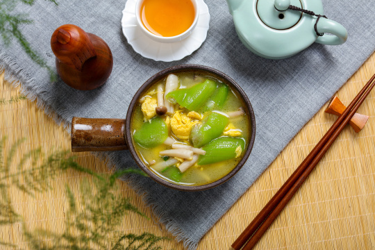 鸡蛋丝瓜汤