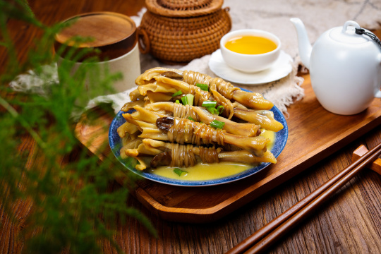 炖鸭脚包