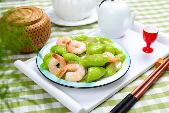 丝瓜烩虾仁