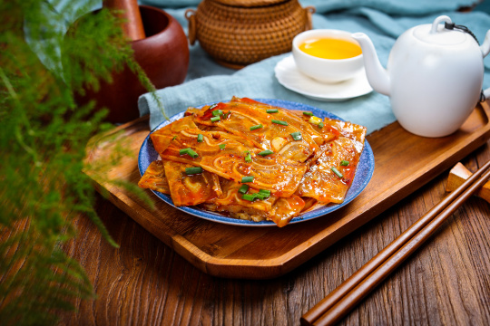 凉拌猪耳冻千层耳