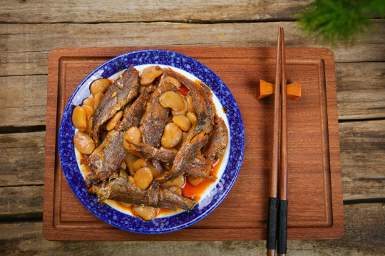 白芸豆烧黄花鱼