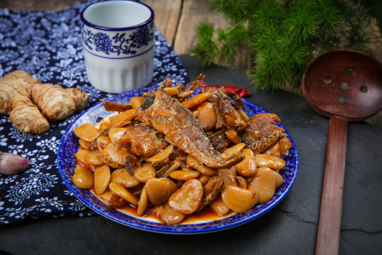 白芸豆烧黄花鱼