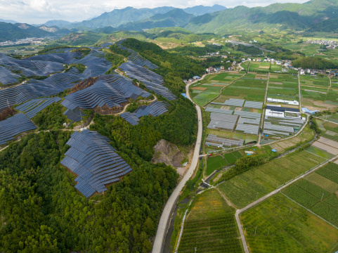 太阳能发电站新能源光伏发电 节能减排
