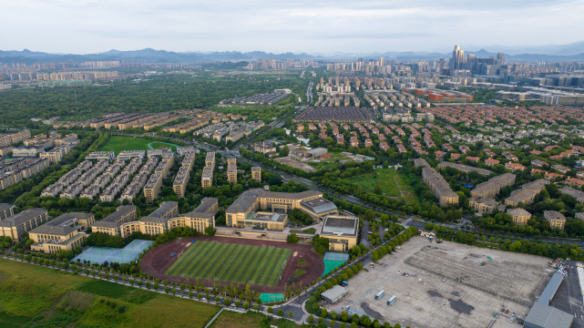 清晨的浙江杭州城市风光