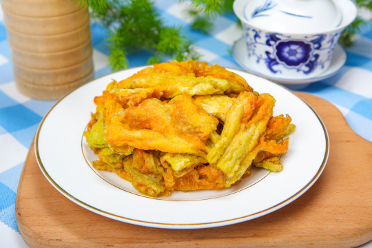 油炸南瓜花