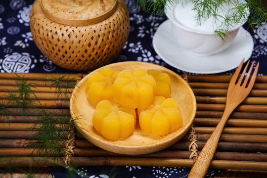 芒果冰皮月饼