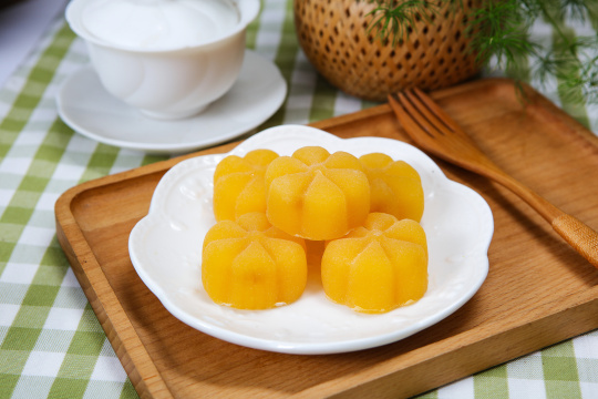 芒果冰皮月饼
