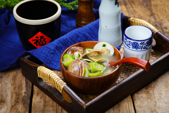 蛤蜊丝瓜汤