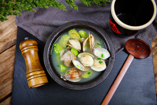 蛤蜊丝瓜汤