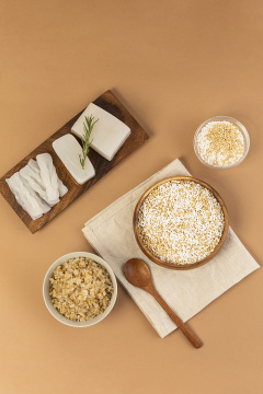 魔芋 - 魔芋饭和大米的图片图像 