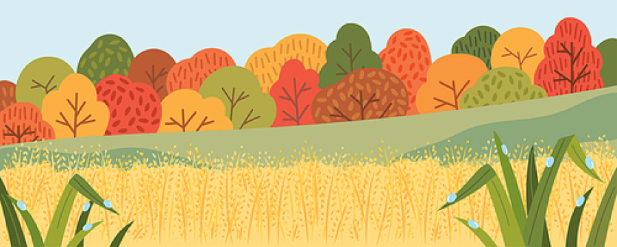 十月刊_汉罗矢量插画 