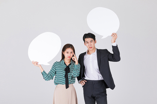 秋夕购物_照片图像手持一个对话框面板 