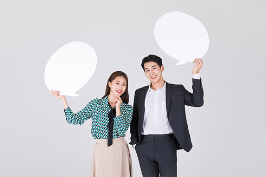 秋夕购物_照片图像手持一个对话框面板 