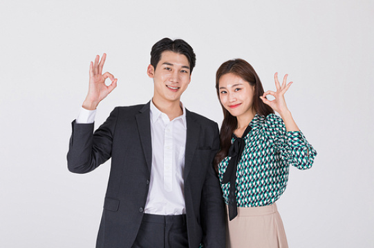 秋夕购物_好的手势图像 