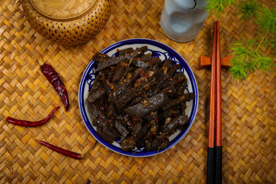 酸菜炒魔芋豆腐