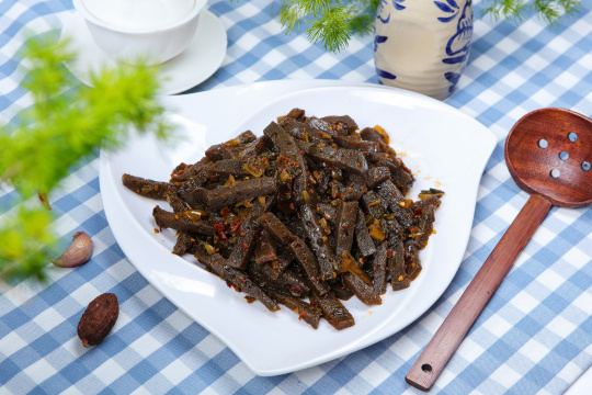 酸菜炒魔芋豆腐