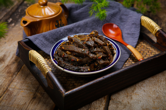 酸菜炒魔芋豆腐