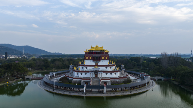无锡灵山胜境灵山大佛航拍