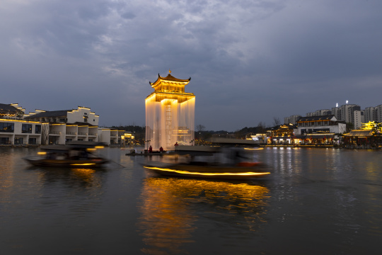 江西上饶婺源婺女洲夜景