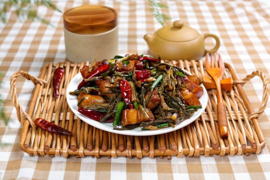 豆角烧肉
