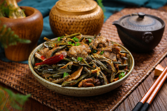 干豆角烧排骨
