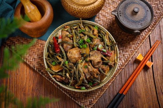 干豆角烧排骨