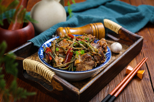 干豆角烧排骨
