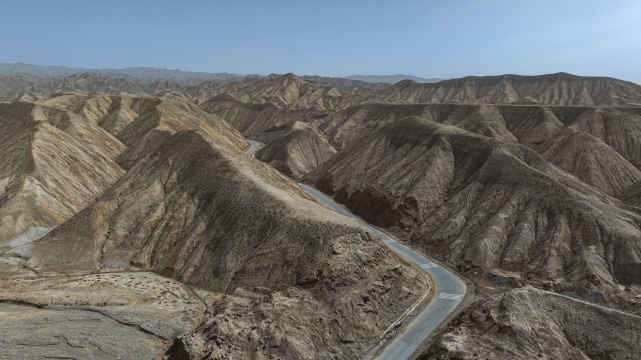 帕米尔高原千年古道塔莎古道山脉峡谷戈壁滩