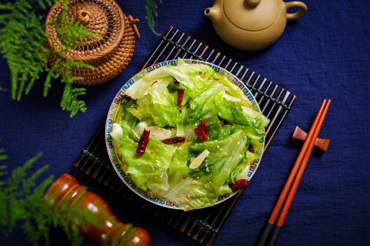 炝拌生菜