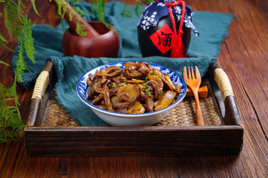 生姜干煸猪肚29