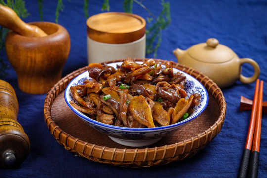 生姜干煸猪肚38