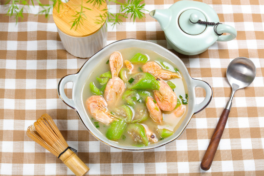 大虾丝瓜汤