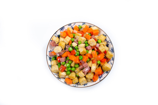 五彩豆腐丁