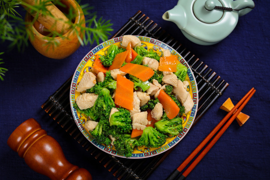 西蓝花炒鸡胸肉