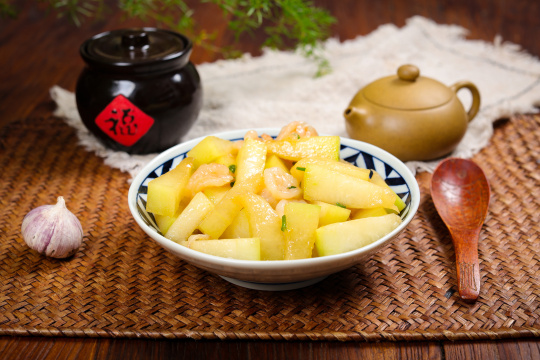虾仁炒冬瓜