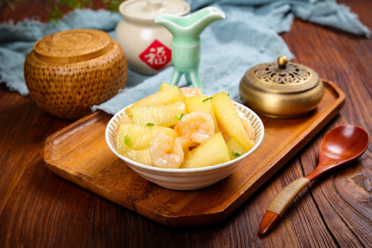 虾仁炒冬瓜