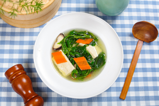 豆腐菜时蔬汤