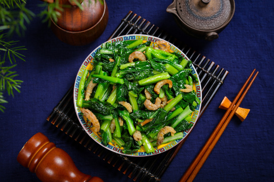 虾米炒小青菜
