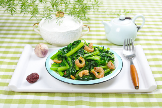 虾米炒小青菜