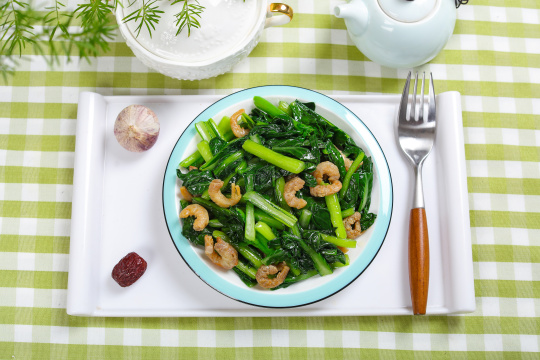 虾米炒小青菜