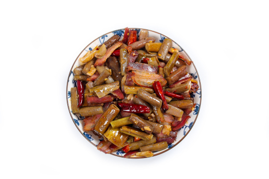 芋头花炒腊肉