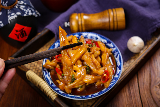 藤椒酸辣无骨鸭脚