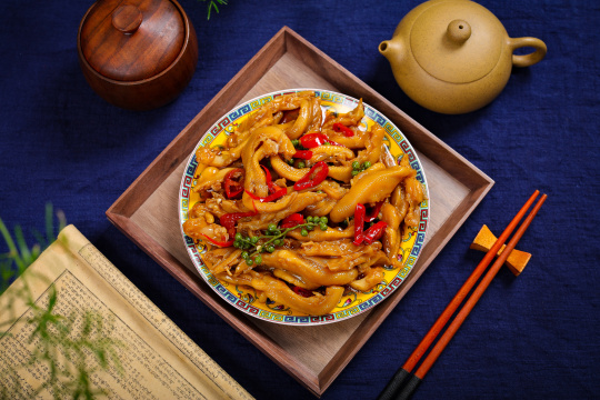 藤椒酸辣无骨鸭脚