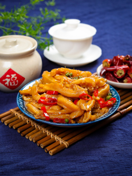 藤椒酸辣无骨鸭脚