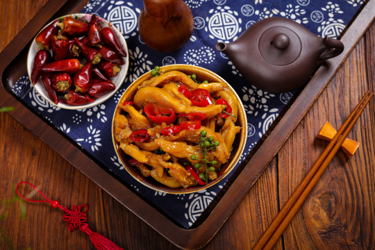 藤椒酸辣无骨鸭脚