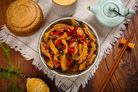 藤椒酸辣无骨鸭脚