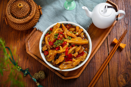 藤椒酸辣无骨鸭脚