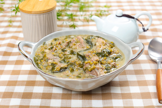 海带绿豆煮排骨