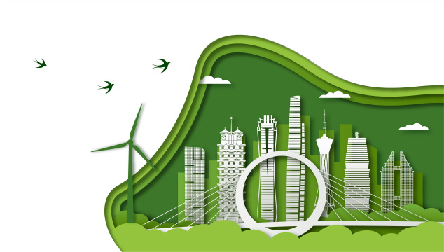 中国河南郑州市城市天际线矢量插画