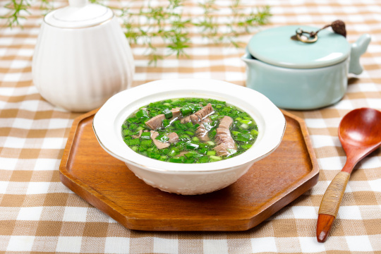 韭菜腰花汤